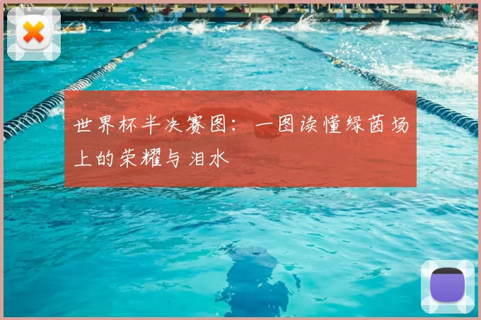 世界杯半决赛图:一图读懂绿茵场上的荣耀与泪水